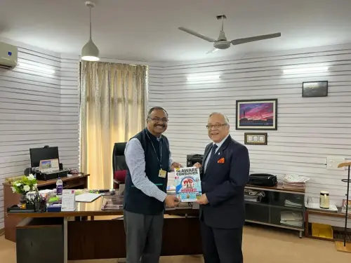 With Prof Dr Tarun Agarwal Director National Insurance Academy Pune on 6th March 2024