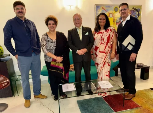 Group photograph of representatives from PSAI, APAR, and CanKids during the MOU signing ceremony in Gurgaon on 9 February 2026.