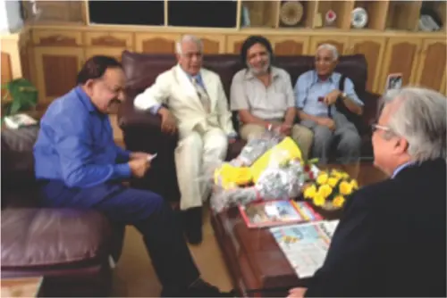 PSM India Board meets Hon'ble Union Health Minister Dr. Harsh Vardhan