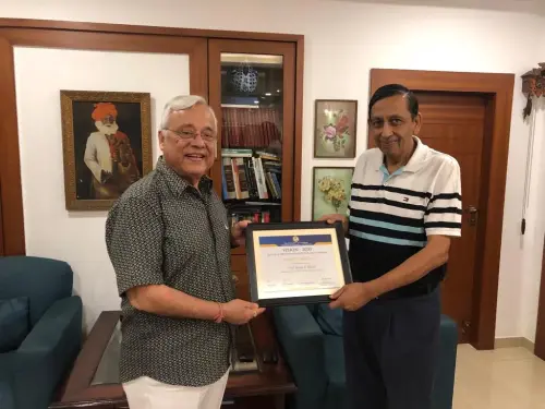 Certificate of Appreciation to Prof Bejon Misra